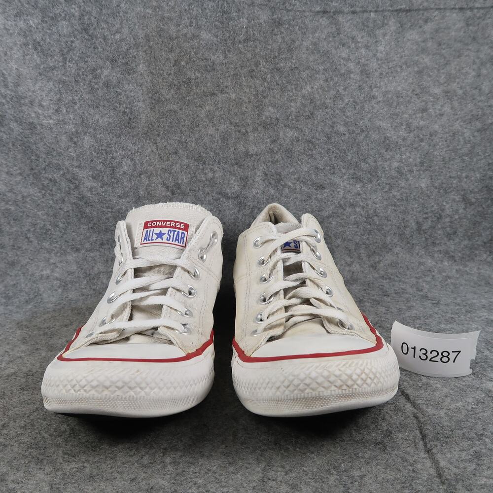 Converse Shoes Womens 9.5 Casual Sneakers Madison All Star Lace Up Canvas White - Picture 2 of 13